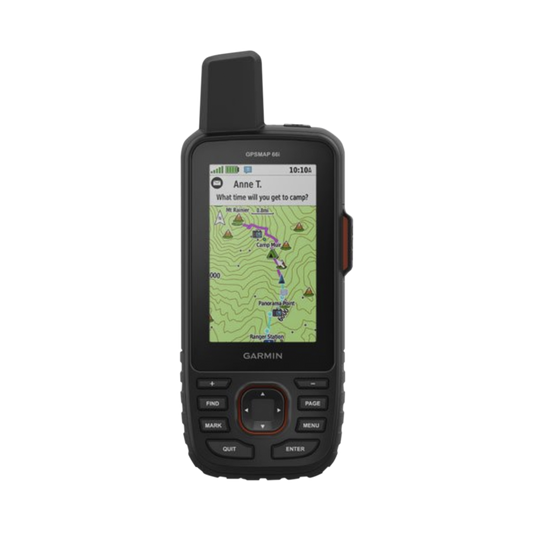 Navegador portátil GPSMAP 66i, de alta precisión, con mapas topo integrados y tecnología inReach para cobertura global mediante la red Iridium,