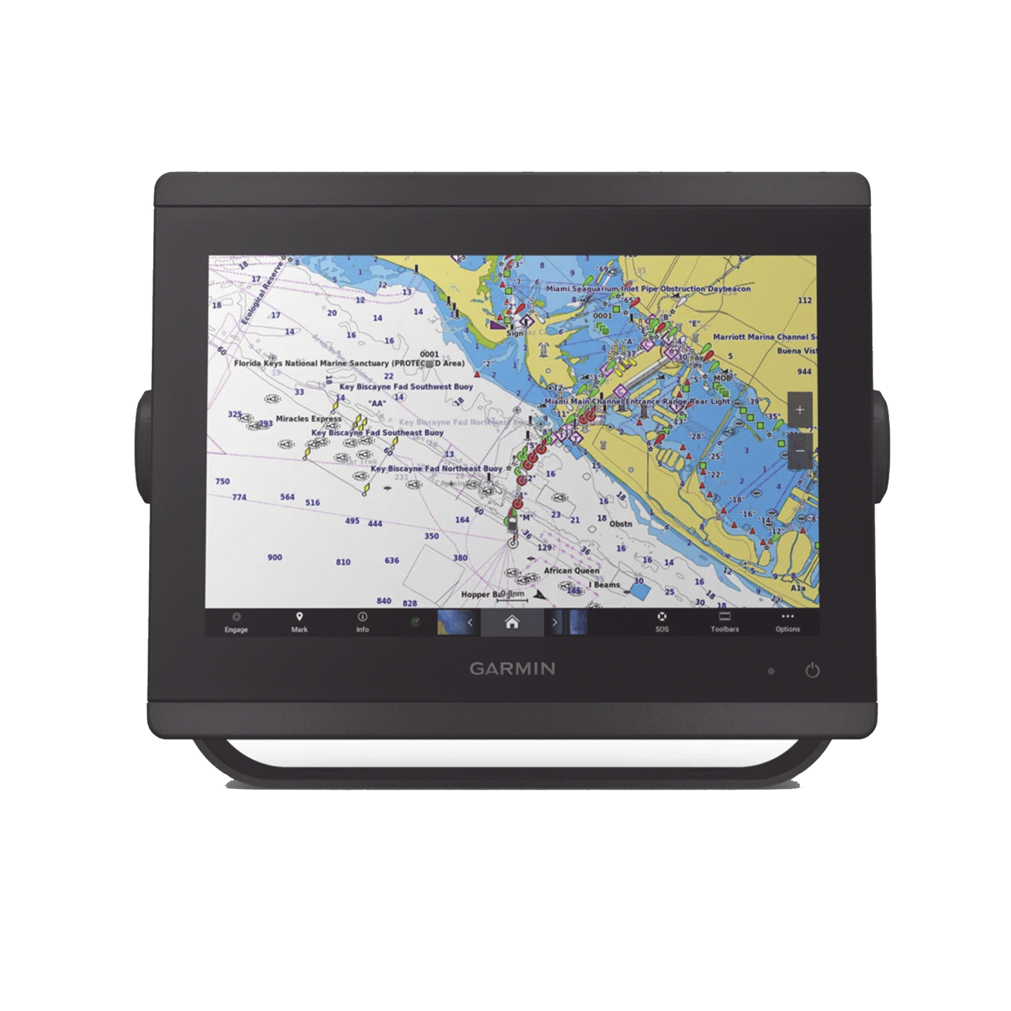 GPSMAP® 8410 con mapa base mundial