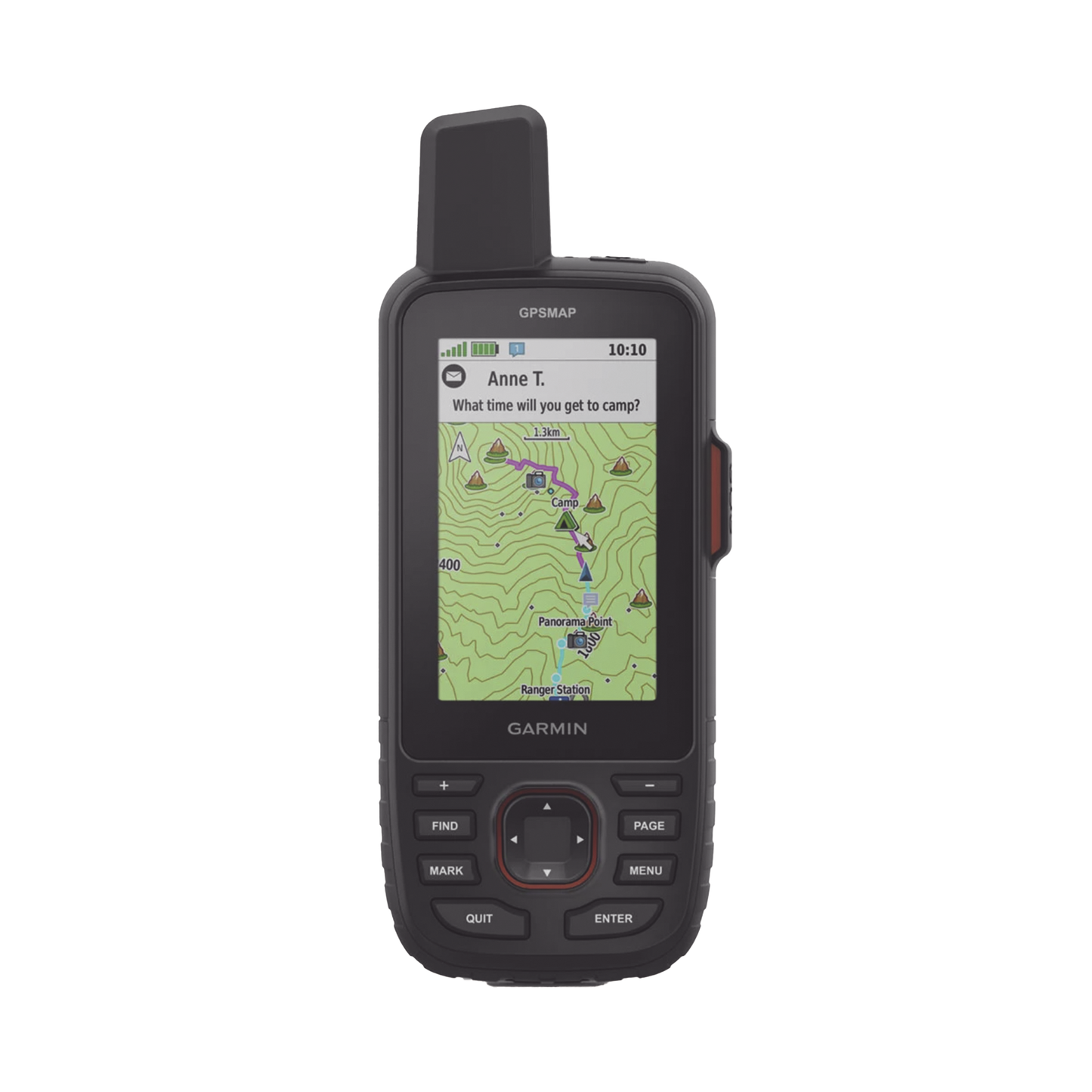 Navegador GPS Outdoor GPSMAP 67i / Pantalla TFT Transflectiva a Color 3″ / Resolución 240 x 400 Píxeles / Batería Recargable de Ión-Litio / Autonomía Hasta 840 Horas / IPX7 / MIL-STD-810 / Brújula de Tres Ej