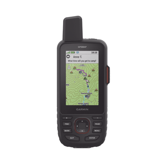 Navegador GPS Outdoor GPSMAP 67i / Pantalla TFT Transflectiva a Color 3″ / Resolución 240 x 400 Píxeles / Batería Recargable de Ión-Litio / Autonomía Hasta 840 Horas / IPX7 / MIL-STD-810 / Brújula de Tres Ej