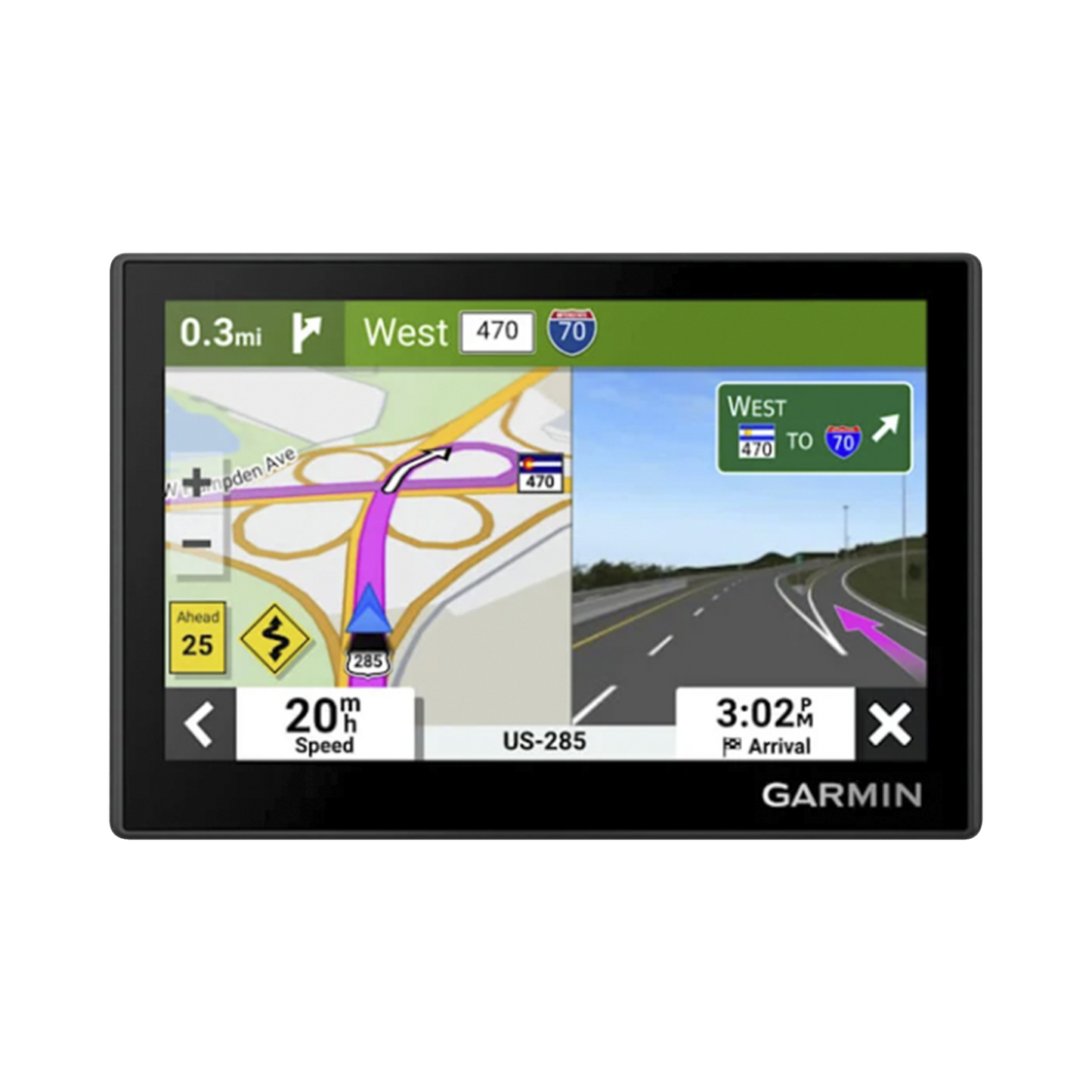 Navegador para vehículo Drive 53, pantalla multitáctil a color de 5"