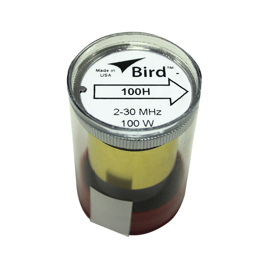 Elemento en Línea 7/8" de 100 Watt para Wattmetro BIRD 43 en el Rango de Frecuencia de 2-30 MHz.