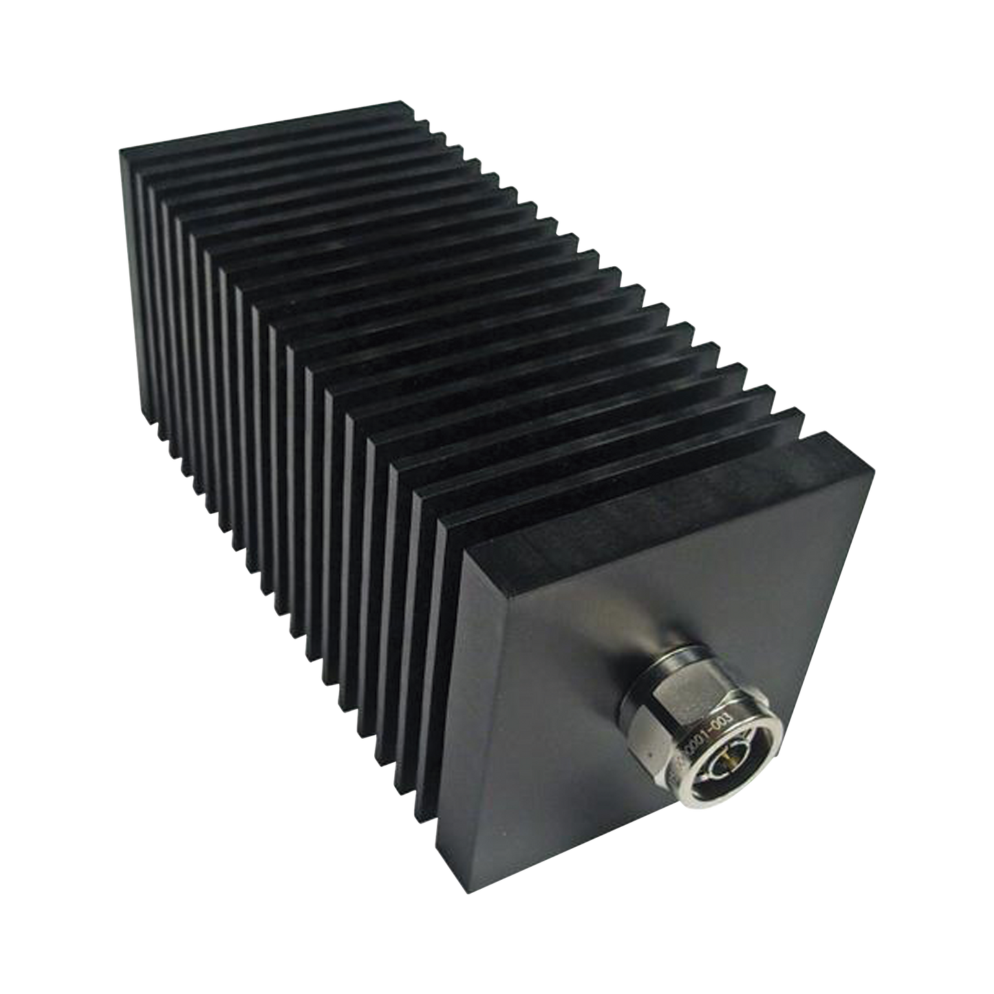 Carga Terminal Fantasma Cuadrada de 50 Ohm, 100 Watt, Conector N Macho.