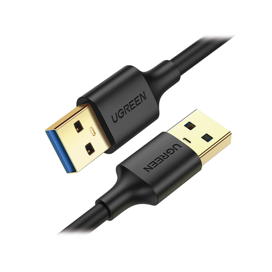 Cable USB-A 3.0 a USB-A 3.0 / 1 Metro / Macho a Macho / Conector Niquelado / Núcleo de Cobre Estañado / Blindaje Múltiple / Velocidad 5Gbps / No Requiere Controlador / Compatible con USB2.0 Y USB 1.1