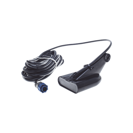 Transductor Dual Frecuencia HST-DFSBL / 50 kHz y 200 kHz / Profundidad Máxima 900 m / Medición de Temperatura / Montaje en Popa / Compatible con SonarHub y Simrad NSS