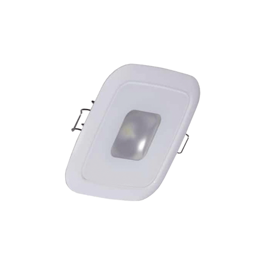 Luz led marina Square Mirage, emite luz color blanco con atenuación, rojo y azul de 380 lúmenes, para uso interior y exterior con grado de protección IP67.