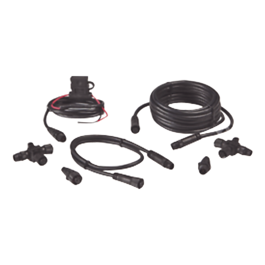 Kit de Conexión NMEA 2000® / Incluye Cables de Extensión 0.61 m y 4.55 m / 2 Conectores T / 2 Terminadores de Red / Cable de Alimentación 0.6 m