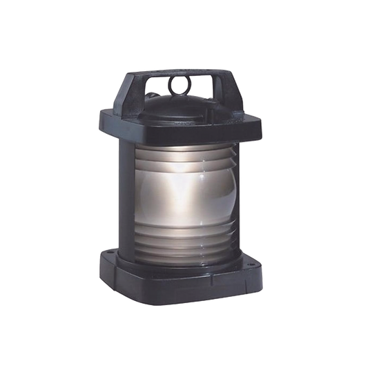 Luz de popa blanca con lente tintado en gris