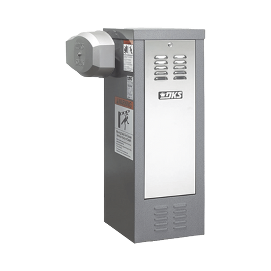 Barrera Vehicular Gris / Uso Intensivo Continuo / Compatible con Mástil de hasta 14 ft / 4.26 m (No incluido) / Bajo mantenimiento / Garantia 5 años