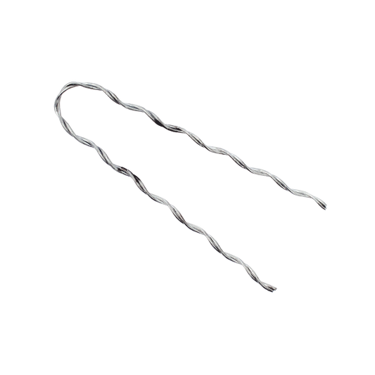 Remate Preformado para Fibra Óptica Mini Figura 8, Span 80 m, para mensajero de acero con diámetro Φ 1.6 mm - 1/16"