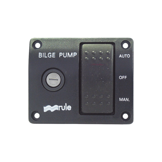 Switch de tres posiciones para control de bombas de achique.