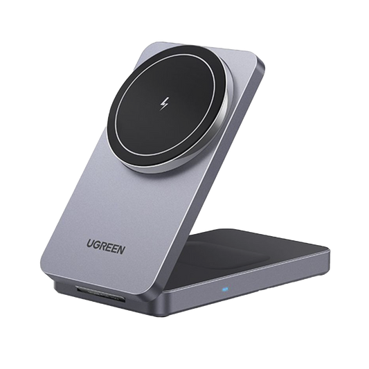 Cargador inalámbrico magnético 2 en 1 (teléfono y AirPods)