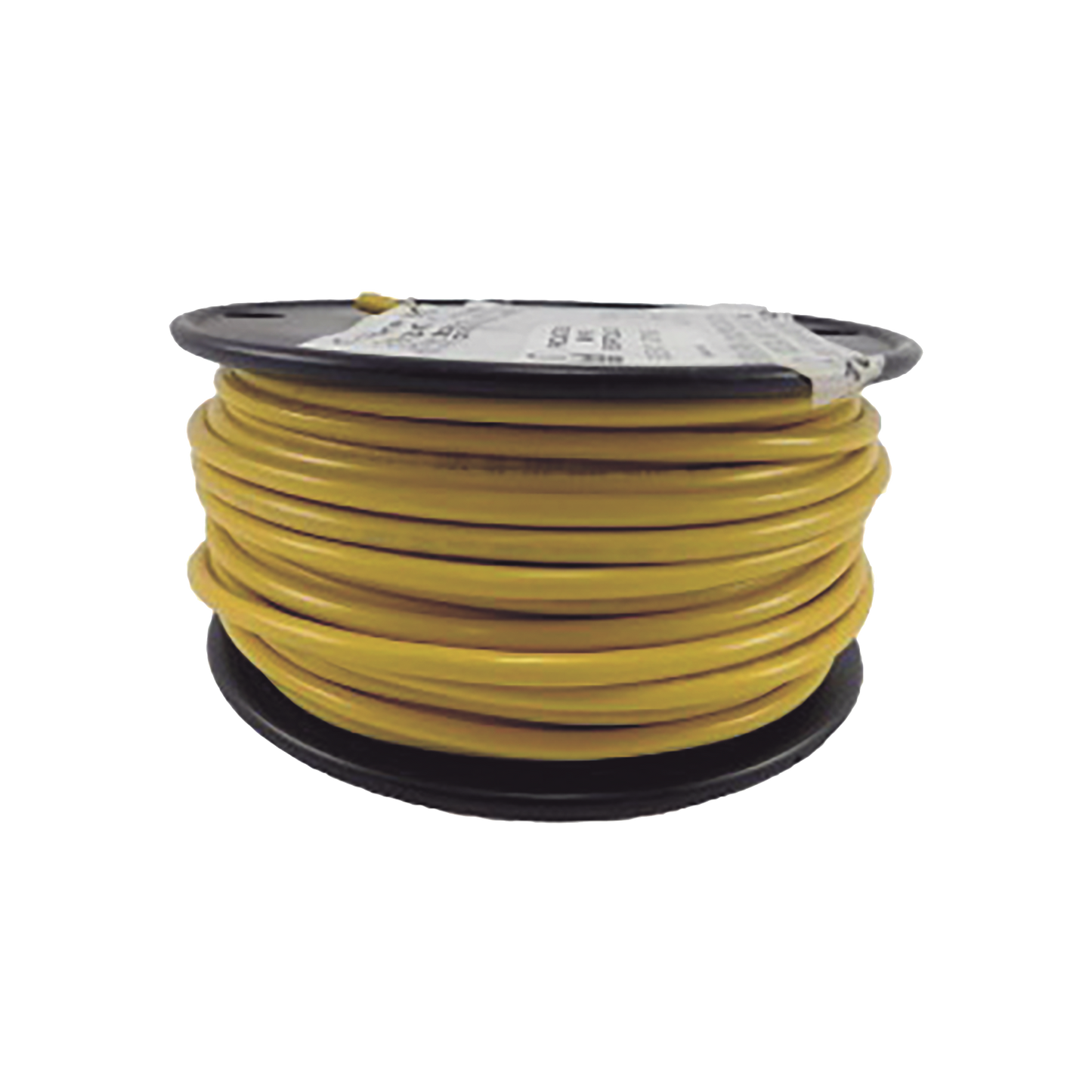 Cable Marino Primario 12 AWG / Rollo de 100 pies / Aislamiento PVC Amarillo Resistente / Flexible y Resistente a la Corrosión / Grado Marino / 600V / Temperatura 105°C Seco 75°C Húmedo / Cumple UL 1015, UL 1028, UL 1230, UL 1231