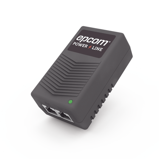 Adaptador de pared / Inyector PoE / 24 Vcc / 1 A / Controlado por chip IC / Protección contra OV, OC, SC, UV/ Fácil de instalar