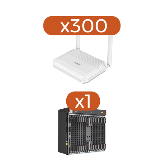 Kit 300 ONU´s HG6145F + 1 OLT AN6000-17