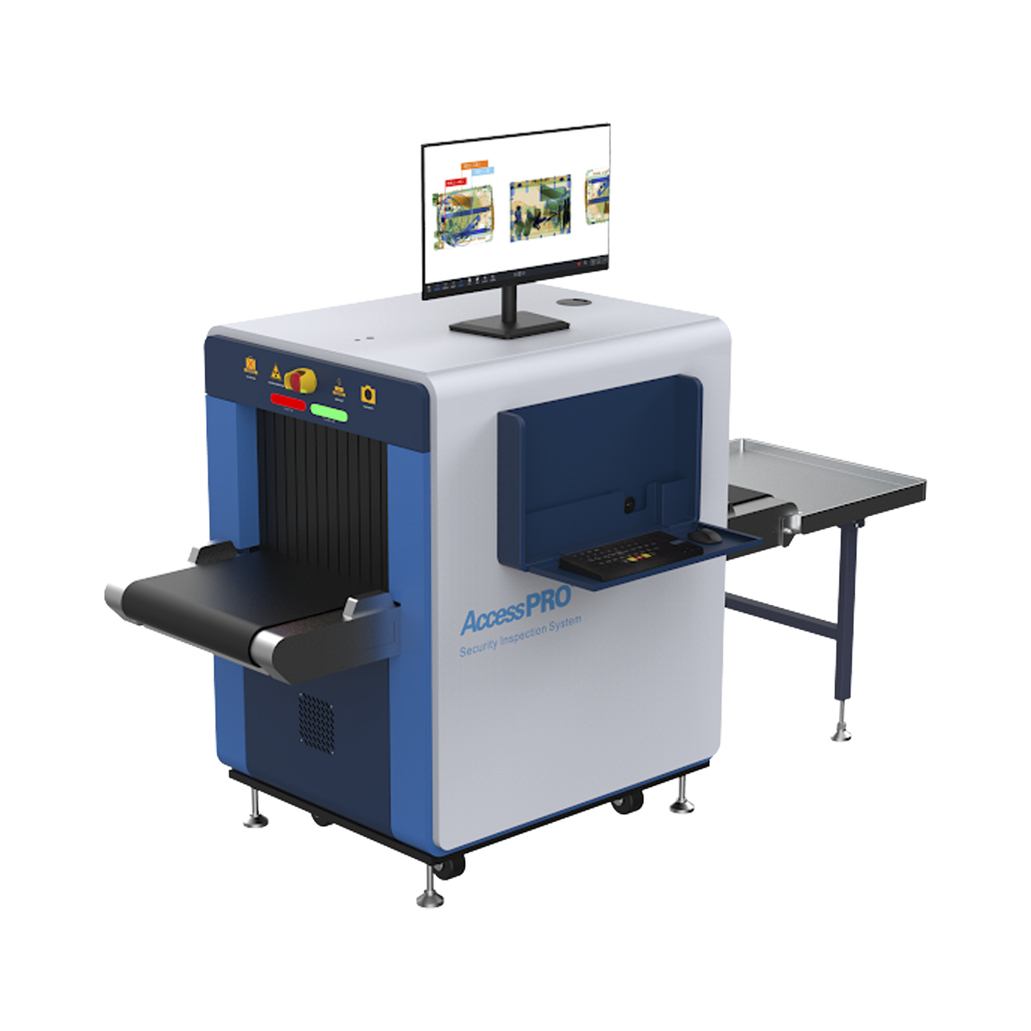 Sistema de Inspección por Rayos X AP5030H / Túnel 50x30 cm / Detección de Explosivos y Materiales Orgánicos / Monitor LCD 21.5" / Zoom 32x / Memoria 100,000 Imágenes / Puesta en Marcha y Capacitación Incluidas