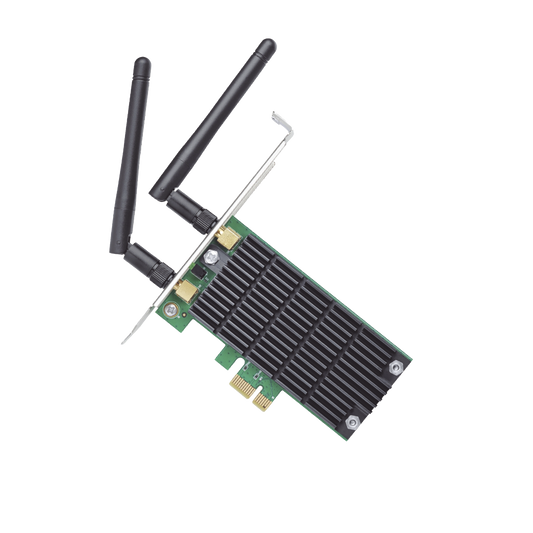 Adaptador PCI inalámbrico doble banda AC 1200 Mbps / Antena de alta ganancia / Tecnología MU-MUMO 2X2 / Soporte de perfil bajo y Altura completa