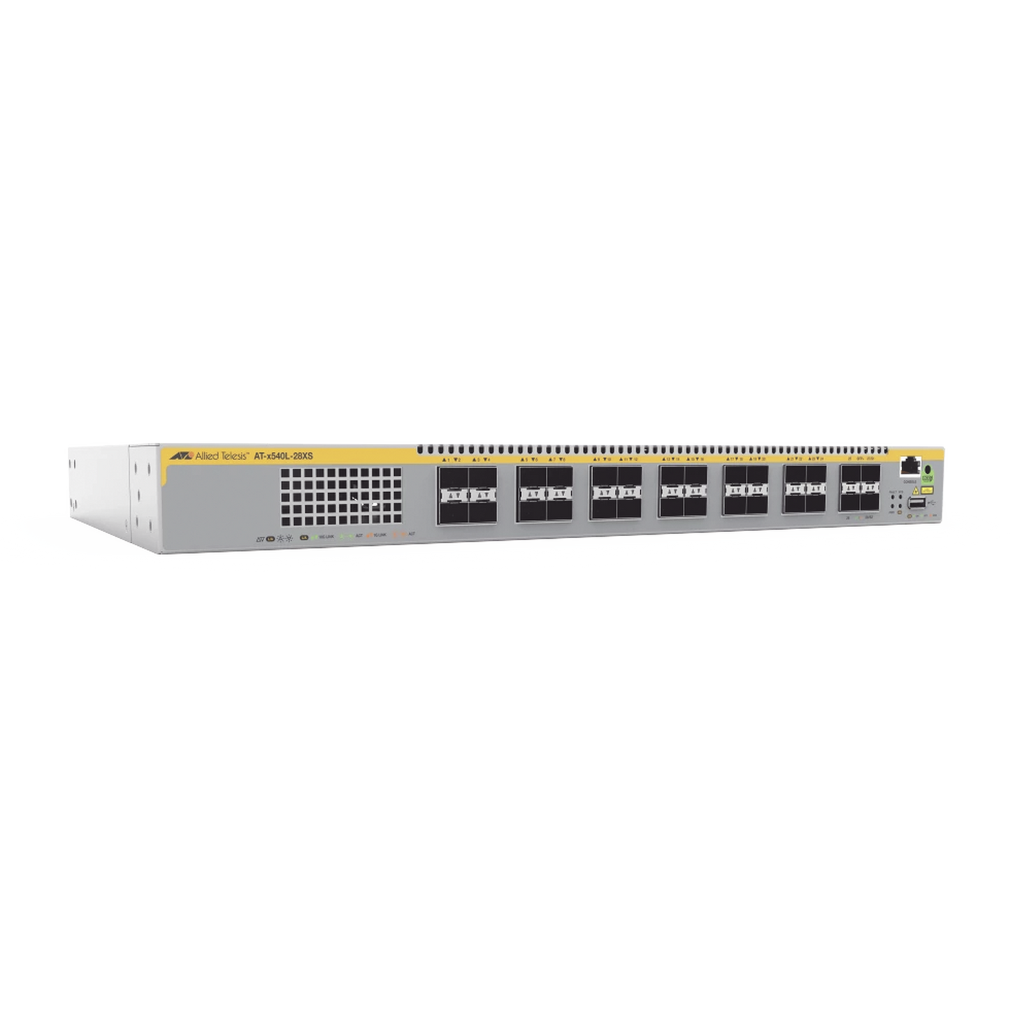 10 Gigabit Layer 3 Stackable Switch, 24x SFP, 4x SFP+ ports, US Power Cord.