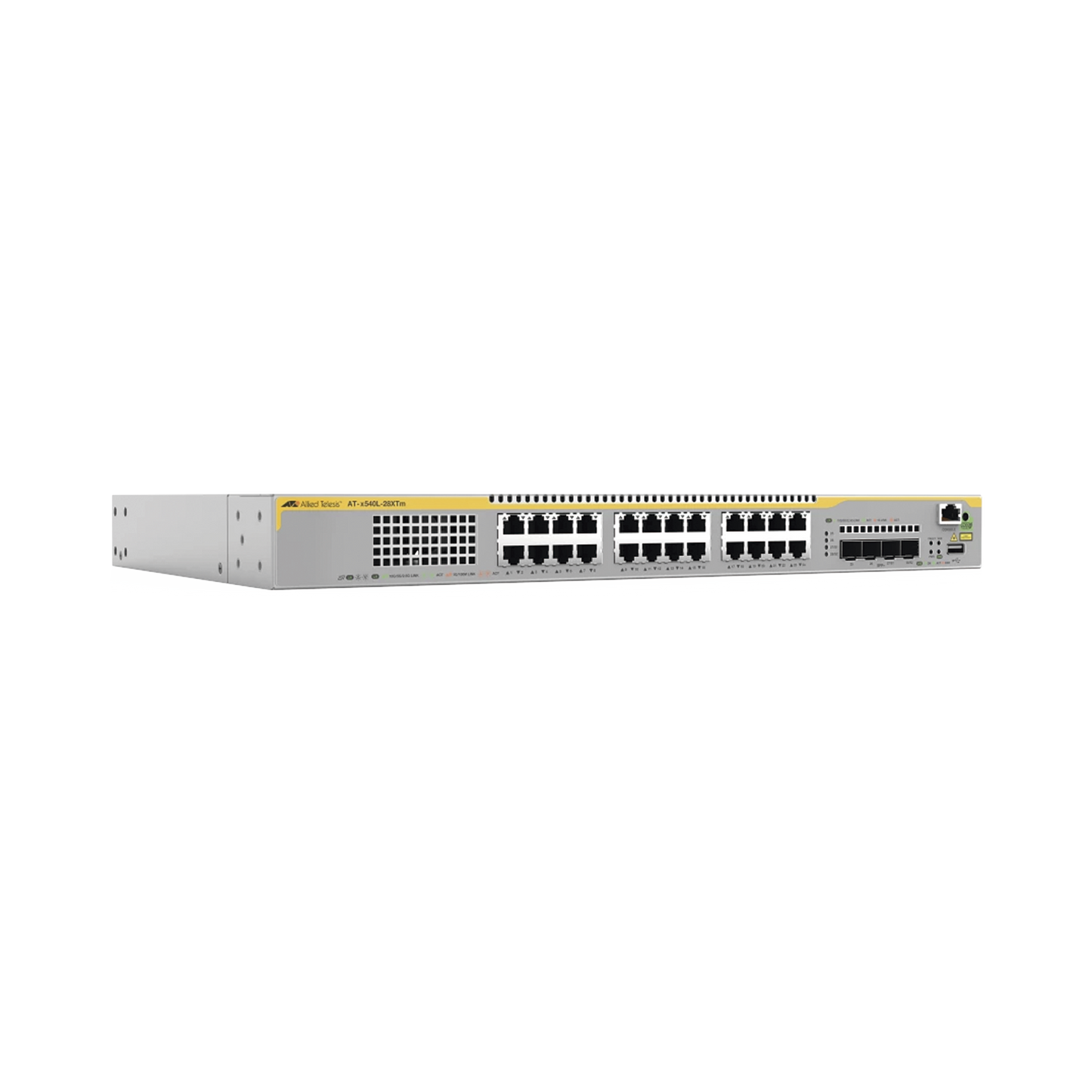 10 Gigabit Layer 3 Stackable Switch, 24x 100M/1/2.5/5/10G, 4x SFP+ ports, US Power Cord.