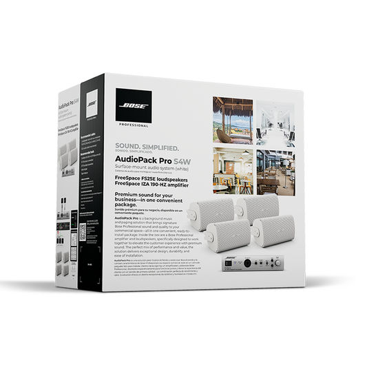 AudioPack Pro S4 Blanco | 1 IZA190HZ | 4 FS2SEW