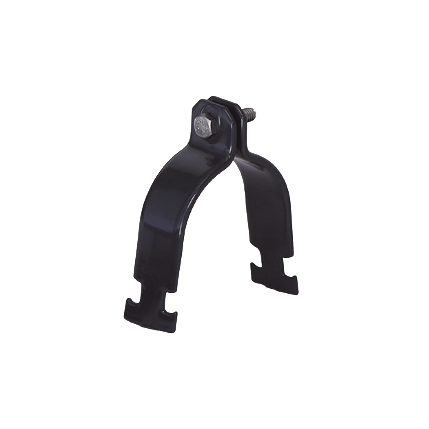 Abrazadera Unicanal con Recubrimiento de PVC de 3/4" (19 mm).