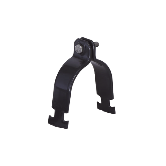Abrazadera Unicanal con Recubrimiento de PVC de 2 1/2" (63 mm).