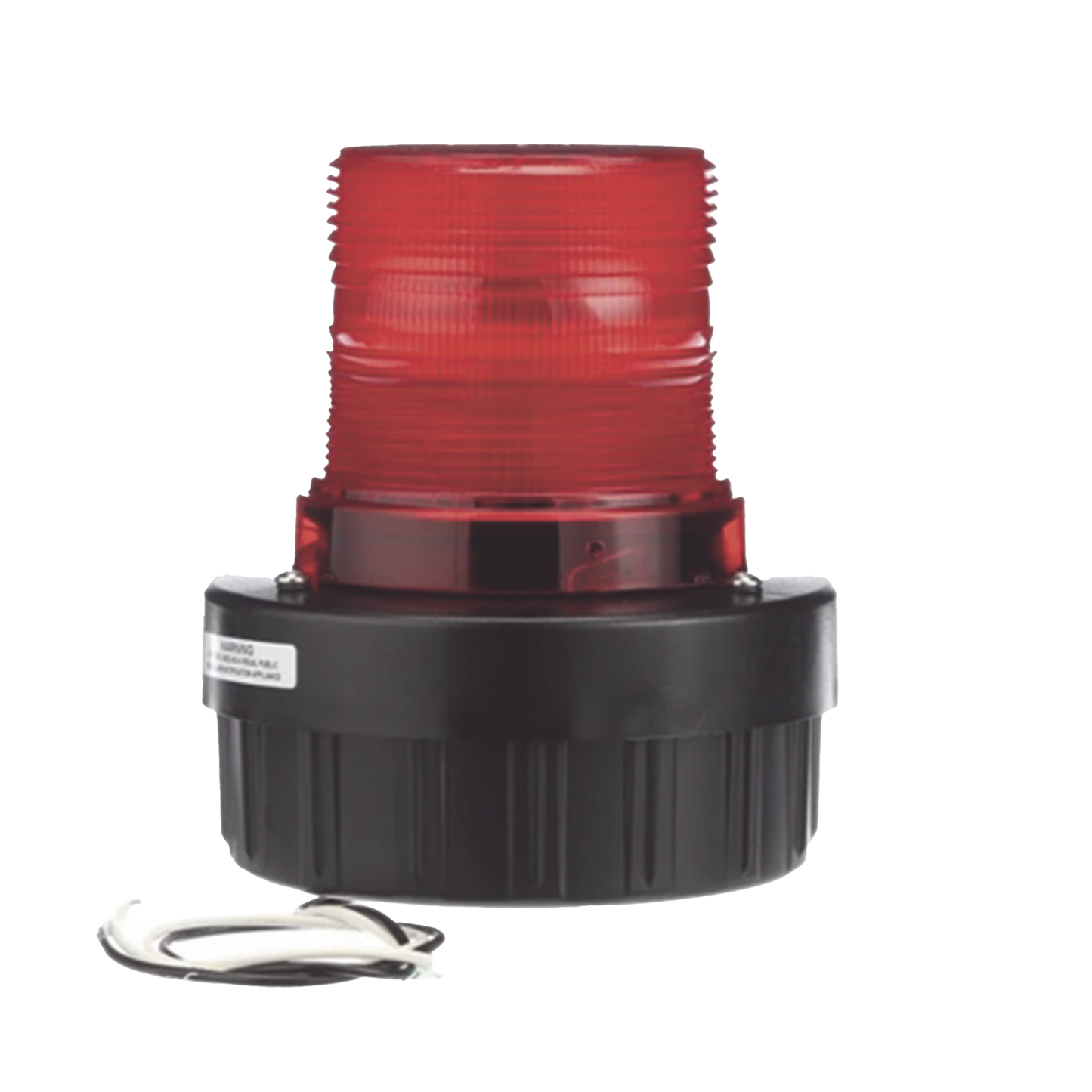 Combinación de intermitente señal audible/visual, Listado por UL y cUL a 24 VCD color Rojo, hasta 95 dB a 1m