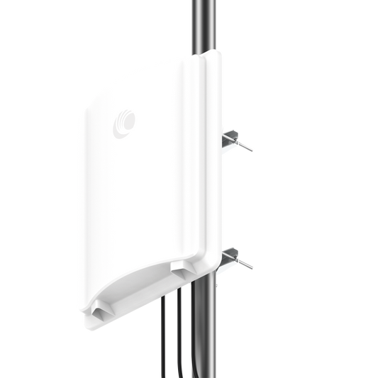 Estación Base ePMP 4500 / Antena Integrada de 17 dBi / 90º de apertura / MU-MIMO / OFDMA 8x8 / Capacidad de Hasta 4 Gbps Agregados / 4910–6135 MHz (Wi-Fi 6) / Sincronización GPS / Hasta 120 Suscriptores / Protección IP67 /