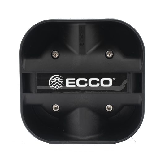 Bocina Compacta de Uso Rudo, 100 Watts de Potencia, Ideal Para Vehículos de Encubierto, Con Soporte Universal, 11 Ohms de Impedancia