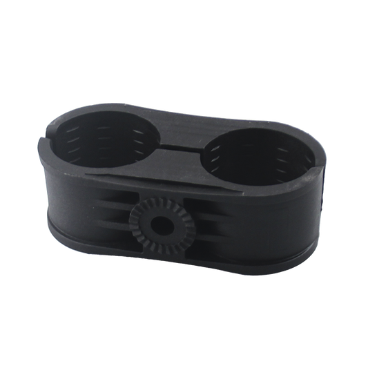 Paquete de 10 Sujetadores Plasticos Para Cable Coaxial de 2-1/4"