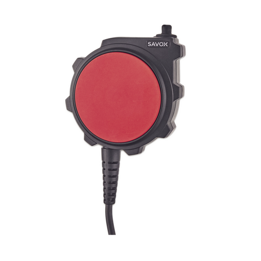 Unidad de Control PTT Savox C-C440 / Compatible con Radio de Dos Vías / Botón PTT Extra Grande / Soporte para Cascos Savox / IP66-IP67 / Botón de Emergencia Opcional