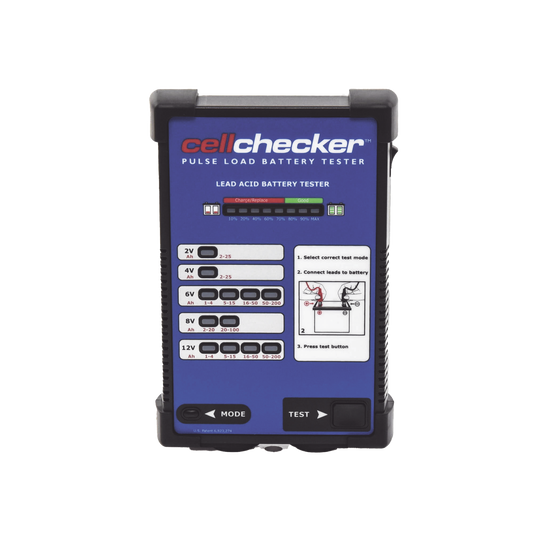 Probador De Baterías De Plomo-Acido Para Identificar Baterías Débiles o En Falla, Incluye Funda, Es Ideal Para Sus Mantenimientos De Sistemas De Seguridad