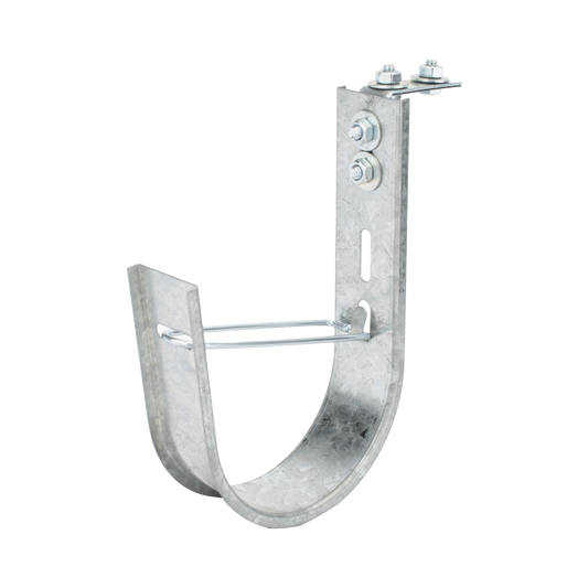 Soporte (Gancho) tipo J-Hook, hasta 115 cables Cat6, ideal para soportar cableado en los espacios de manipulación al aire, Para instalación en interior
