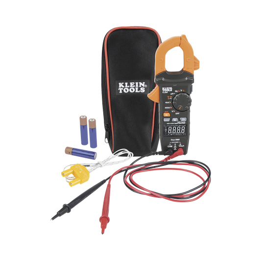 Amperímetro Digital de Gancho, Rango Automático de 400 A CA/CD. (MIDE CORRIENTE DIRECTA)