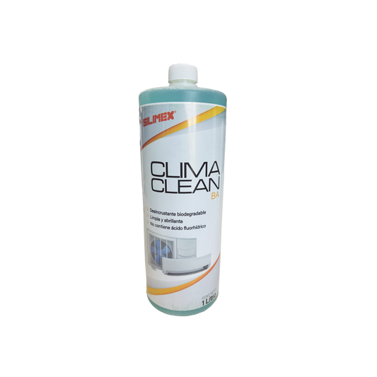 CLIMA CLEAN BA Limpiador espumoso, biodegradable y a base de agua que garantiza una limpieza profunda y profesional en serpentines de minisplits, mejorando su eficiencia y prolongando su vida útil
