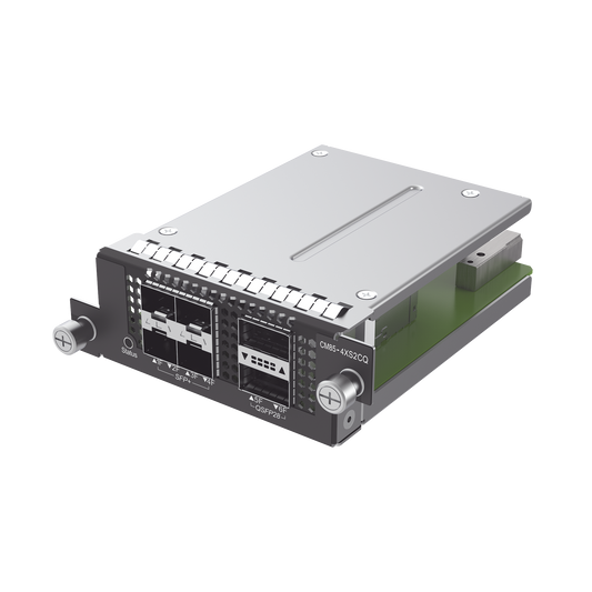 RG-CS85 series switch expansion cards,4 x 10G BASE-X SFP+Ports, 2 x 100G BASE-X QSFP28 ports