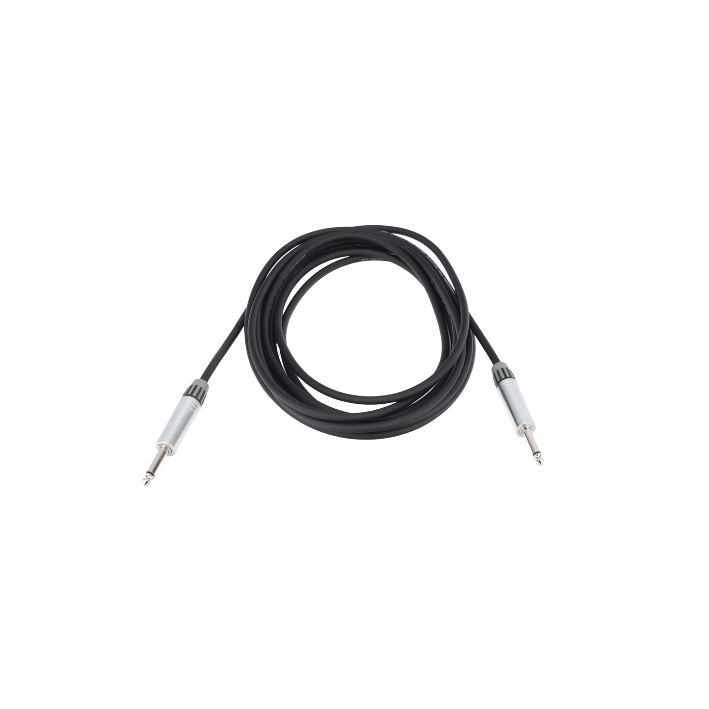 Cable de Audio | Plug 1/4 in a Plug 1/4 in Stereo | Carcasa Cromada | Conectores Seetronic | Longitud 5m