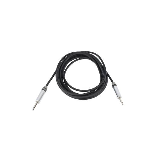 Cable de Audio | Plug 1/4 in a Plug 1/4 in Stereo | Carcasa Cromada | Conectores Seetronic | Longitud 5m