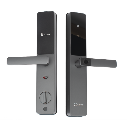 Cerradura Inteligente / Wi-Fi / Bluetooth / Códigos Temporales Para Visitantes / Lectura de Huella / Lectura de Tag / Contraseña / Botón para Timbrar / Apertura Remota / Alarma Anti-intrusión / No Requiere HUB