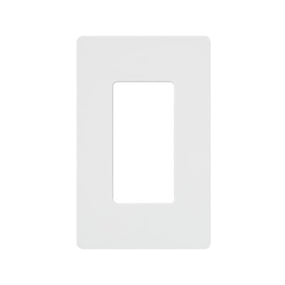 Tapa Color Blanco para interruptor o dimmer Lutron, 1 gang, limpio y moderno