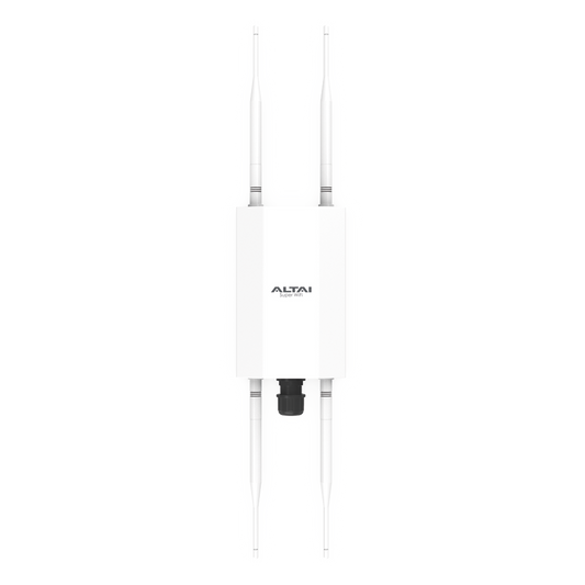 Punto de Acceso Súper WiFi 6 y PTMP para Exterior, Hasta 250 m de Cobertura, Doble Banda Simultanea, 574 Mbps en 2.4 GHz y 1.2 Gbps en 5GHz, 256 Usuarios Concurrentes por Banda, Administración en Nube Gratis con INSIGHTS