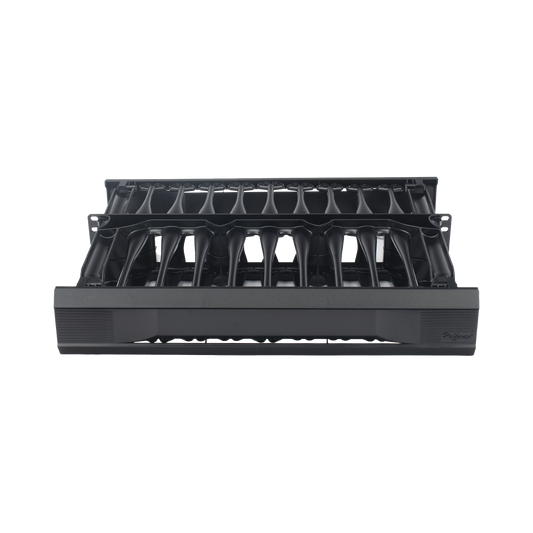 Organizador de Cables Horizontal CableTek, Sencillo (Solo Frontal), Para Rack de 19in, 2UR