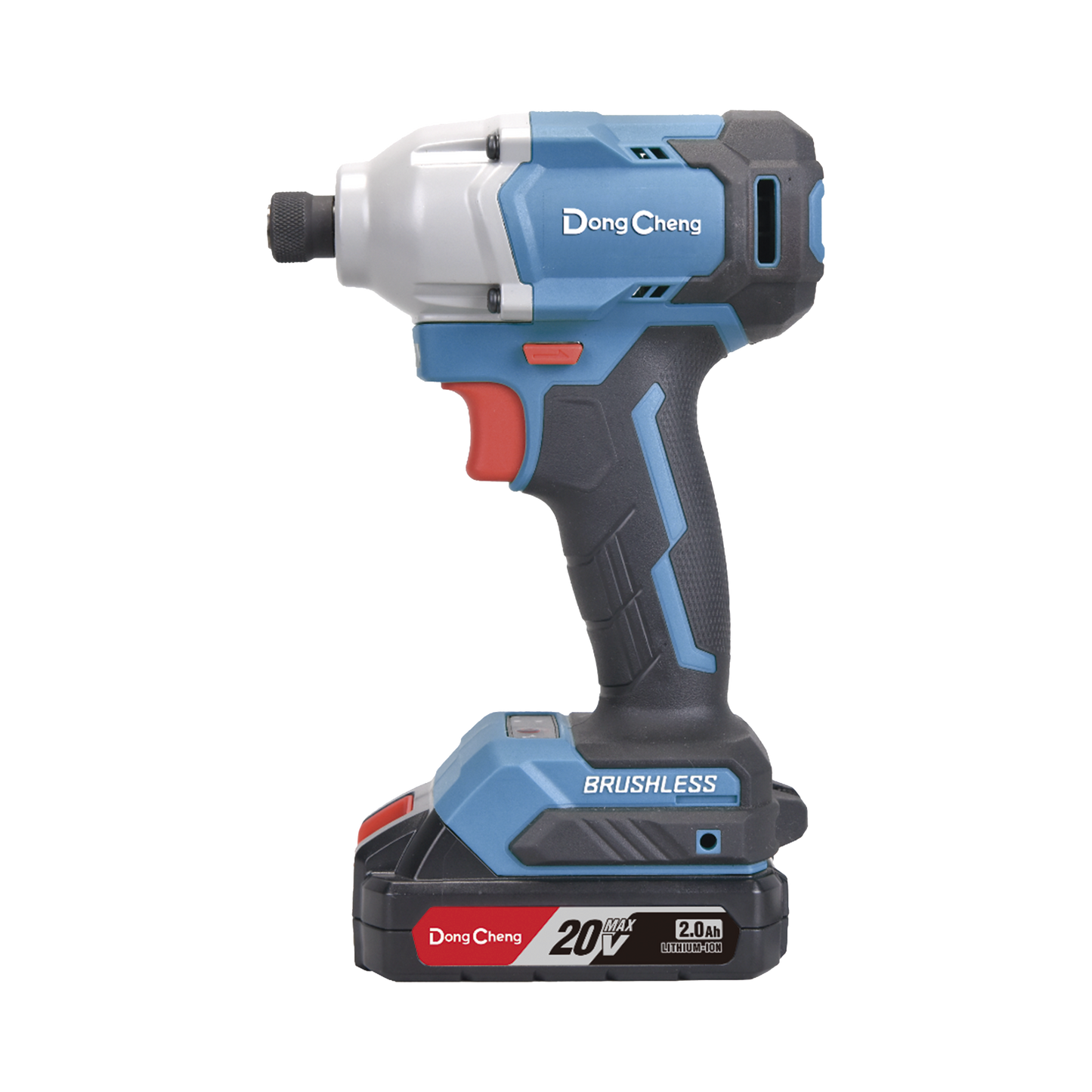 Atornillador de Impacto de 1/4 in. sin escobillas de 20V, incluye Batería de 2.0 Ah y Maletín