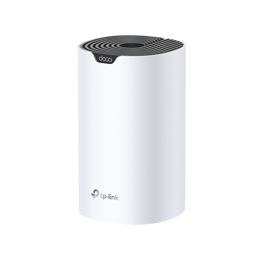 Router Inalámbrico MESH Interior para Hogar / Doble Banda Wi-Fi 5 AC1900 Mbps / 3 Puerto Gigabit WAN/LAN / 3 Antenas Internas / Administración Mediante la App Deco (iOS, Android)