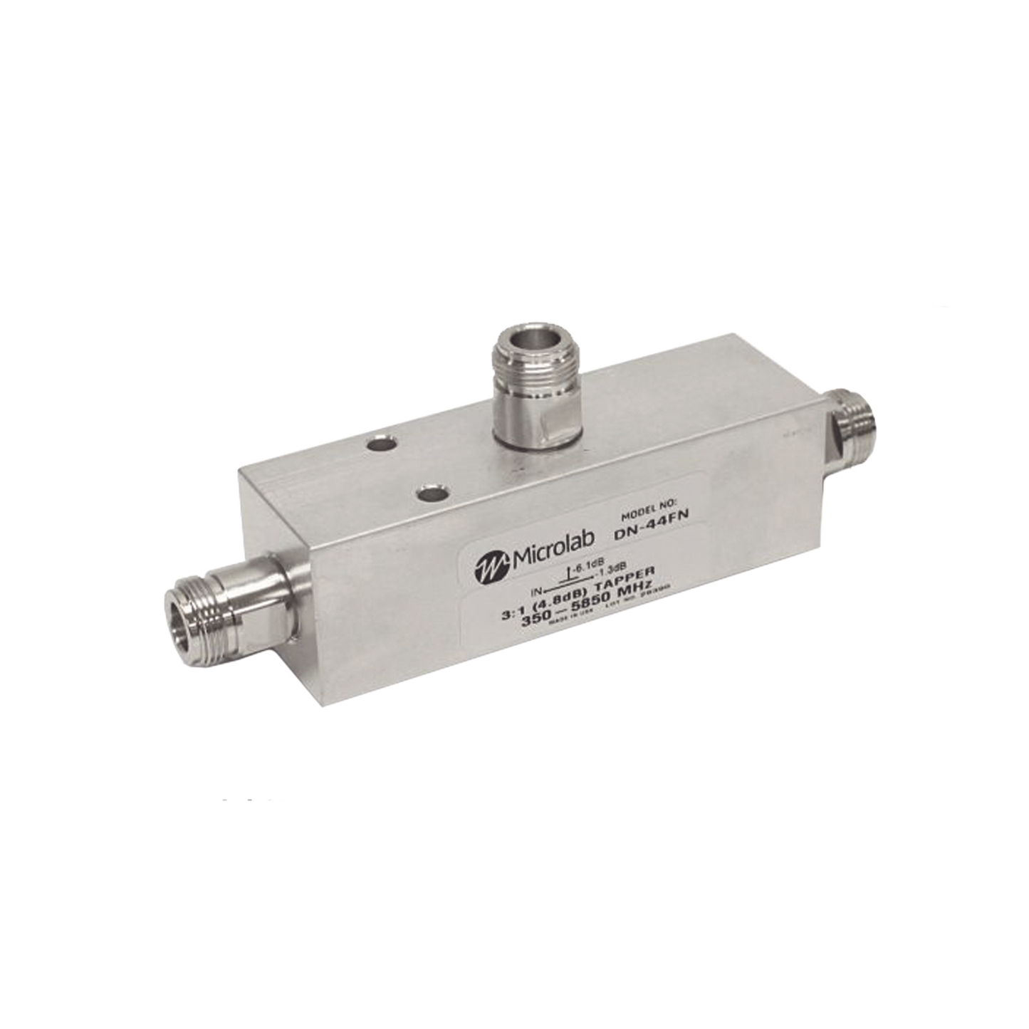 SEPARADOR 6dB (4:1) Tap 350-5930MHz 500W -161dBc TIPO N IP67 .