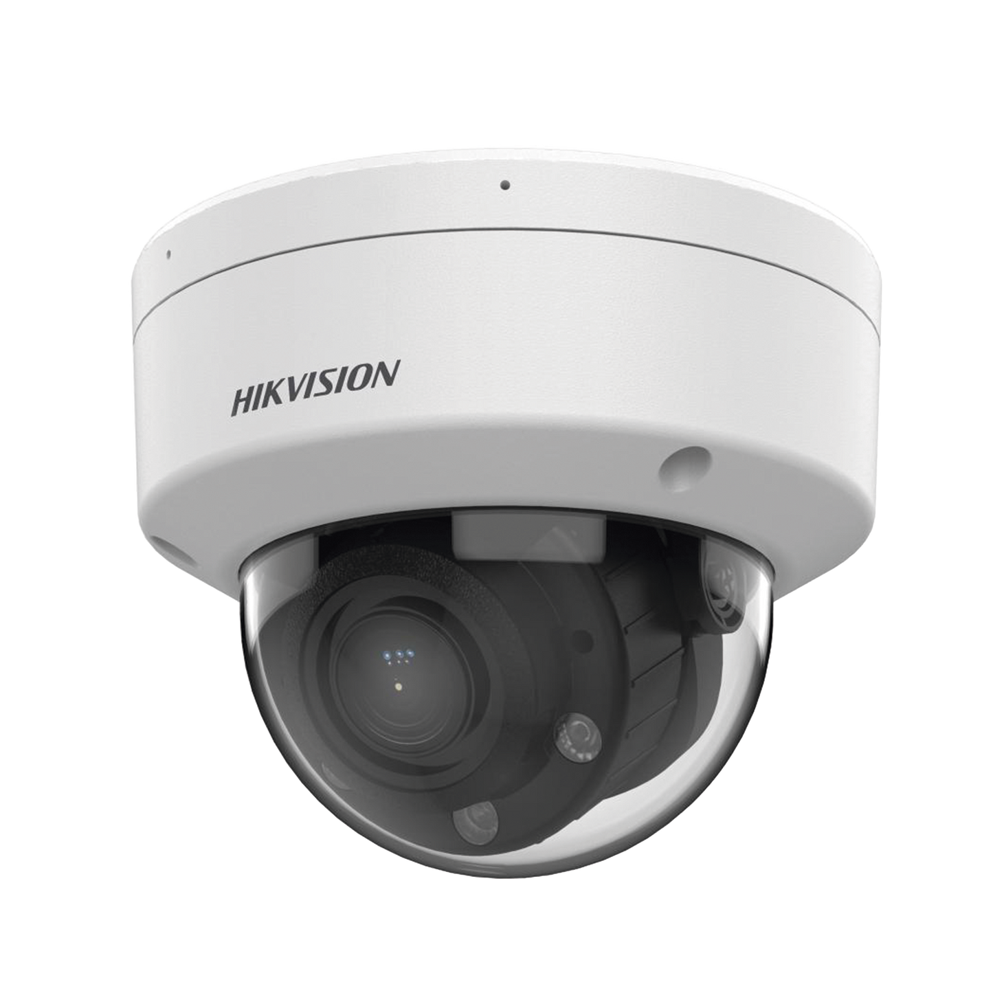 Domo IP 4 Megapíxel / Lente Motorizado 2.8 a 12 mm / Dual Light (30 mts IR + 30 mts Luz Blanca) / ACUSENSE Lite / Microfono Integrado / Exterior IP67 / IK08 / WDR 120 dB / PoE / Micro SD