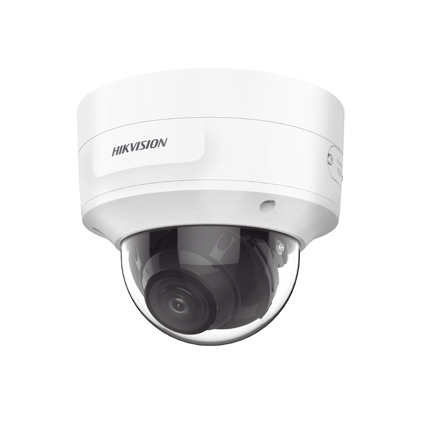 Domo IP 8 Megapixel (4K) / Lente Mot. 2.7 a 13.5 mm / 40 mts IR EXIR / Exterior IP66 / IK10 / DARKFIGHTER / Audio y Alarma I/O / PoE+ / ONVIF / Micro SD / 4 Analíticos: AcuSense, Deteccion Facial, Conteo de Personas por Cruce y Zona
