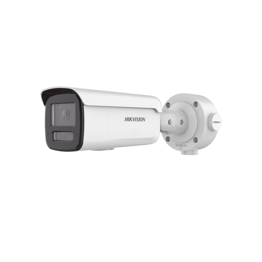 Bala IP 8 Megapixel / Lente 4 mm / Dual Light (60 mts IR + 60 mts Luz Blanca ) / Darkfighter S / Exterior IP67 / WDR 130 dB / 4 Analíticos: AcuSense, Deteccion Facial, Conteo de Personas por Cruce y Zona