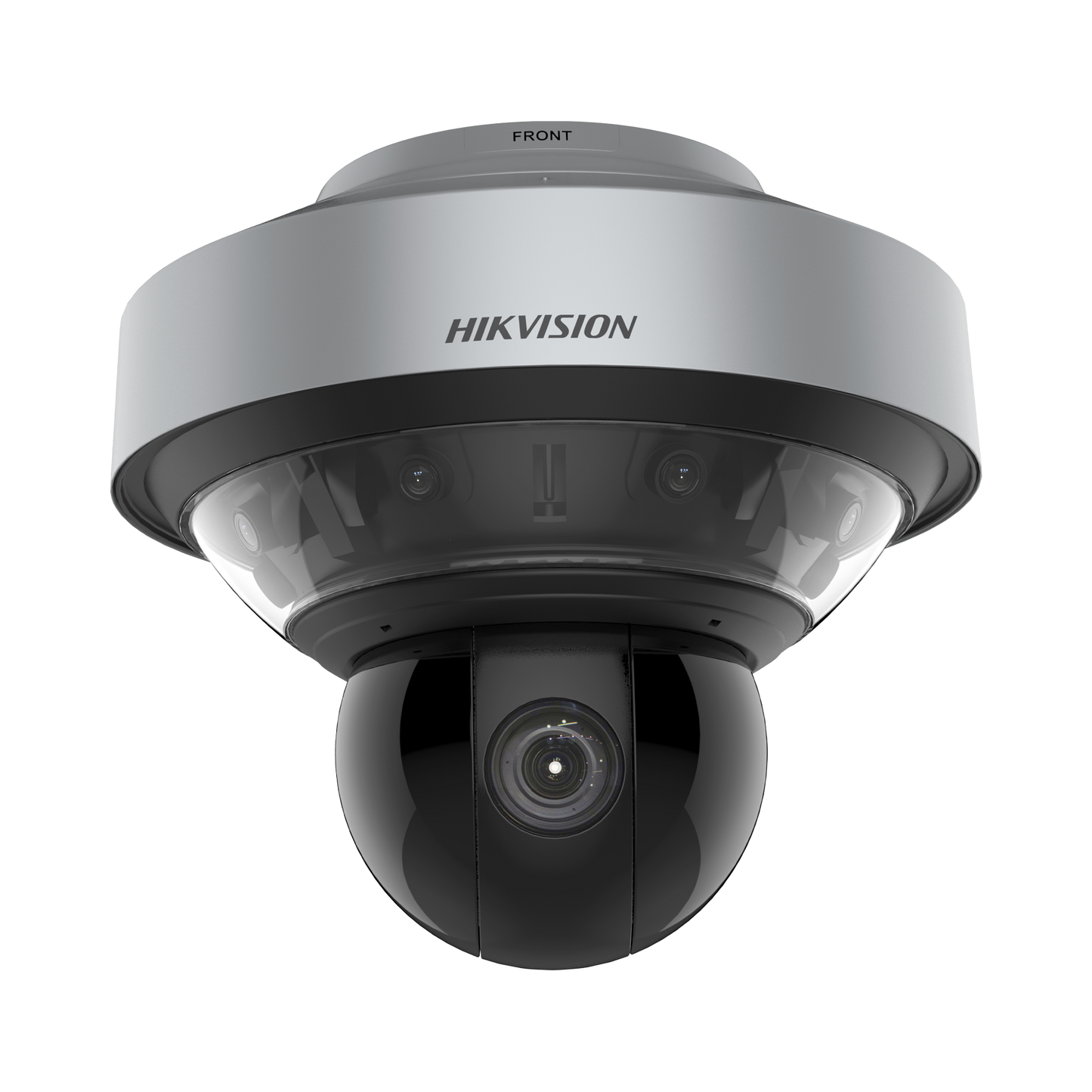 PanoVu Series / 1 PTZ 40X Zoom (4 Megapixel) + 8 Lentes 2.8 mm (360° / 32 Megapixel) / Posicionamiento 3D / Autoseguimiento 3.0 / Deep Learning / IP67 / IK10 / WDR 120 dB / Micro SD