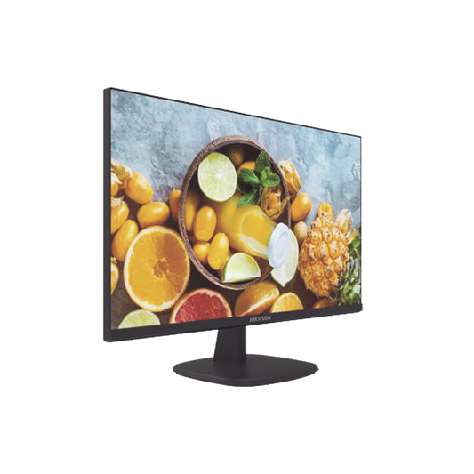Monitor LED 4K de 27" / Ideal para CCTV, Oficina y Hogar / Entrada HDMI-DP / Montaje VESA (100 X 100) / Uso 24/7 / Backlight E-LED / Ultra Delgado